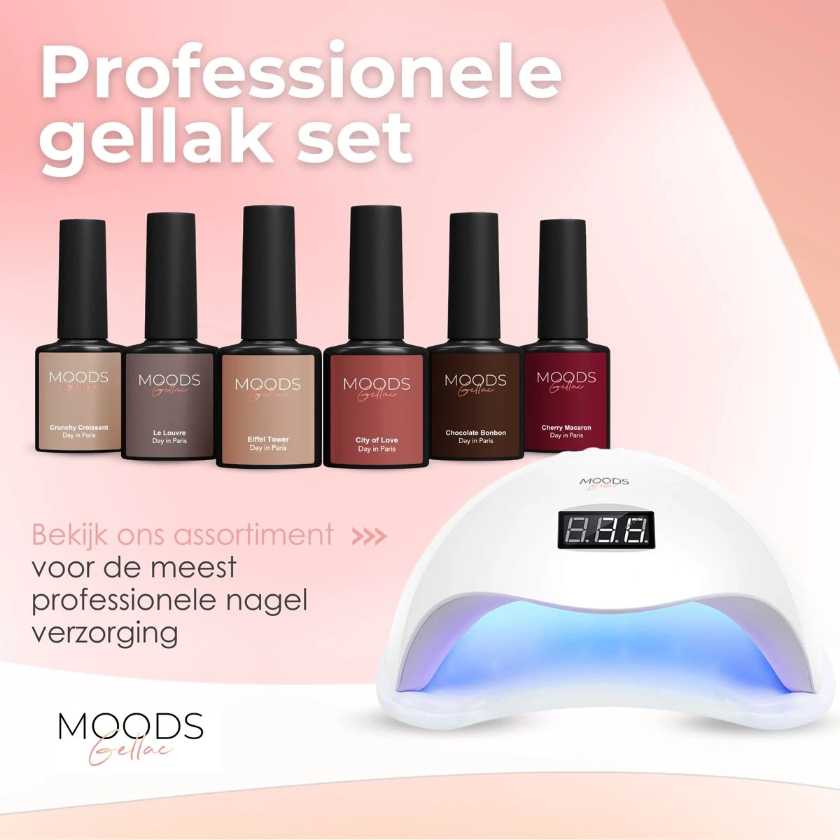 Moods Gellac 6-delige Set - Gel Nagellak - 8ML - Day In Paris - Gellac - Nagels - Gellak Starterspakket - Caramel Kleuren 13 Moods Gellac 6-delige Set - Gel Nagellak - 8ML - Day In Paris - Gellac - Nagels - Gellak Starterspakket - Caramel Kleuren - Afbeelding 11