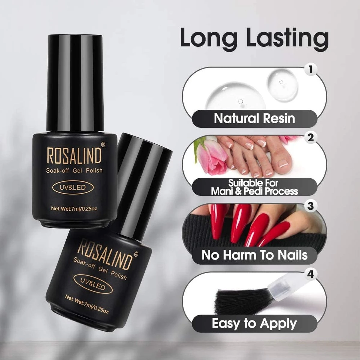 Merkloos Gel Polish Set 14P - Voor Manicure - 12 Stuks - Uv Kleuren, Kleurcode 12-11 - Gel Nagellak Semi Permanente Hybrid - Nail Art Gel Lak Set & Kits RATC12-11 7 Merkloos Gel Polish Set 14P - Voor Manicure - 12 Stuks - Uv Kleuren, Kleurcode 12-11 - Gel Nagellak Semi Permanente Hybrid - Nail Art Gel Lak Set & Kits RATC12-11 - Afbeelding 5