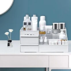 Make-up Organizer - Cosmetica Opbergdoos - Sieraden Bakje - Dames - Wit - Opmaken -Beroemde Cosmetica Winkel 1200x1200 1694