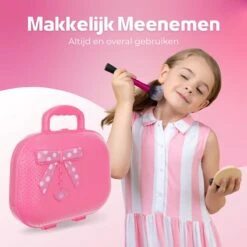 Make Up Koffer 25 Delig - Roze - Make Up Koffer Met Inhoud - Make Up Koffer Meisjes - Make Up Koffer Kinderen - Make Up Set Voor Meisjes -Beroemde Cosmetica Winkel 1200x1200 1708