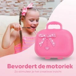 Make Up Koffer 25 Delig - Roze - Make Up Koffer Met Inhoud - Make Up Koffer Meisjes - Make Up Koffer Kinderen - Make Up Set Voor Meisjes -Beroemde Cosmetica Winkel 1200x1200 1711
