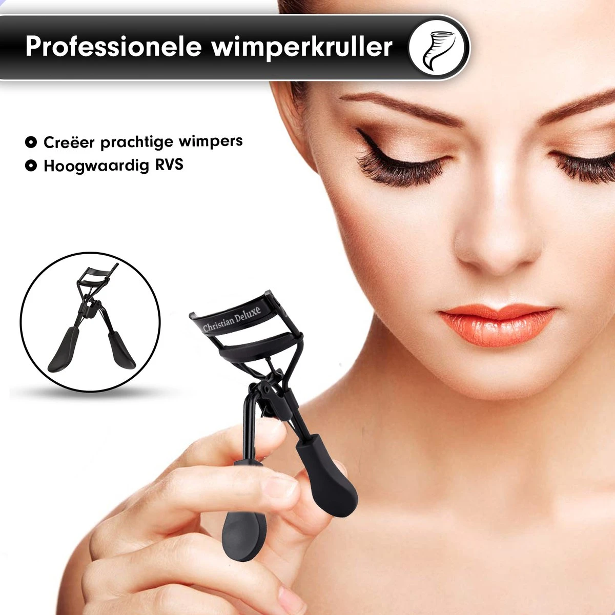 Christian Deluxe - Professionele Wimperkruller - Midnight Sky - Zwart 5 Christian Deluxe - Professionele Wimperkruller - Midnight Sky - Zwart - Afbeelding 3