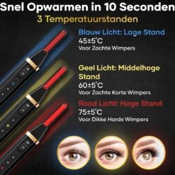 MoreWomen® Elektrische Wimperkruller - Wimperkruller - Verwarmd - Wimper Lift - Incl. Wimperborstel -Beroemde Cosmetica Winkel 1200x1200 1770