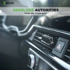 ISetchi Frisse Autoparfum - Autogeur - Met 4 Verschillende Geuren – Compact Formaat & Navulbaar - Metaal Ontwerp - Parfum Voor Luchtrooster Ventilatierooster -Auto Luchtje - Car Perfume -Beroemde Cosmetica Winkel 1200x1200 1897