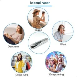 MaxedMore Navulbare Parfumverstuiver 5ml Zilver - 65 Keer Spraybare Parfum Verstuiver - Hervulbaar Tasverstuiver Voor Parfum - Meeneem Mini Geur Flesje Voor Op Reis - Lipstick Formaat Navulbaar Parfumflesje -Beroemde Cosmetica Winkel 1200x1200 1915