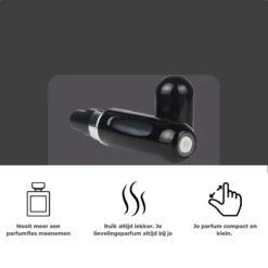 Cetins - Parfum Verstuiver Navulbaar - Mini Parfum Flesje - Reisflesje – Zwart -Beroemde Cosmetica Winkel 1200x1200 1928