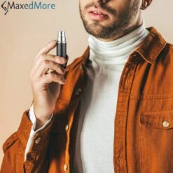 Mini Parfum Flesje 2-PACK Zwart En Zilver| Lipstick Formaat Navulbare Parfum Verstuiver -Beroemde Cosmetica Winkel 1200x1200 1934