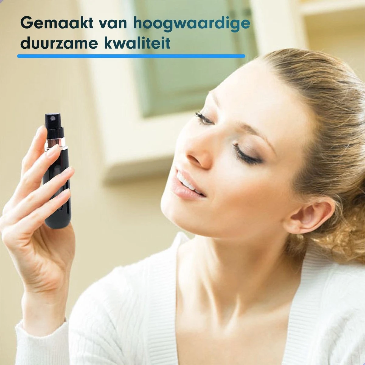 MaxedMore Navulbare Parfumverstuiver 5ml Zwart - 65 Keer Spraybare Parfum Verstuiver - Hervulbaar Tasverstuiver Voor Parfum - Meeneem Mini Geur Flesje Voor Op Reis - Lipstick Formaat Navulbaar Parfumflesje 9 MaxedMore Navulbare Parfumverstuiver 5ml Zwart - 65 Keer Spraybare Parfum Verstuiver - Hervulbaar Tasverstuiver Voor Parfum - Meeneem Mini Geur Flesje Voor Op Reis - Lipstick Formaat Navulbaar Parfumflesje - Afbeelding 7