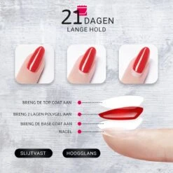 Miss Jules - 6-Delige Gellak Starterspakket - Nagellak - Kleur Rood, Zwart & Glitter - Glanzend & Dekkend Resultaat -Beroemde Cosmetica Winkel 1200x1200 223