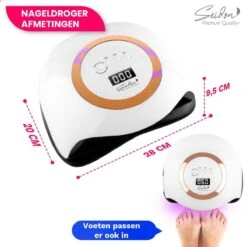 Seidon© Nageldroger 168W - LED Lamp Nagels - Gellak Lamp - UV Lamp Gelnagels -Beroemde Cosmetica Winkel 1200x1200 295