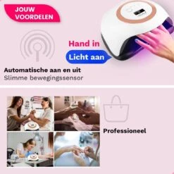 Seidon© Nageldroger 168W - LED Lamp Nagels - Gellak Lamp - UV Lamp Gelnagels -Beroemde Cosmetica Winkel 1200x1200 296