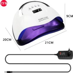 Nageldroger - Nageldrogers - 80 Watt UV LED Lamp Nagels - 45 Leds - Nagellak Droger - UV LED Lamp - Nagellamp - Nail Dryer - Nageldroger Voor Gel Nagellak - Gewone Nagellak - Wit -Beroemde Cosmetica Winkel 1200x1200 304