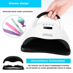 Nageldroger - Nageldrogers - 80 Watt UV LED Lamp Nagels - 45 Leds - Nagellak Droger - UV LED Lamp - Nagellamp - Nail Dryer - Nageldroger Voor Gel Nagellak - Gewone Nagellak - Wit -Beroemde Cosmetica Winkel 1200x1200 305