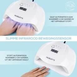 Murley’s Pro Dual Nagellamp Gellak Nageldroger - UV LED Nagel Lamp - 54 Watt - 36 LED’s -Beroemde Cosmetica Winkel 1200x1200 320