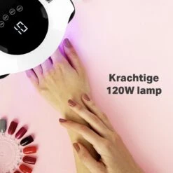 Vivid Green UV Lamp Gelnagels - Led Nagellamp - Gellak Nagel Lamp - Nageldroger - Naggellak Droger - Nagels - 120W -Beroemde Cosmetica Winkel 1200x1200 334