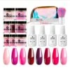 Dipping Powder Starter Kit - 8 Kleuren - Roze - Dip Poeder - Acryl Nagels - Dip Nagels - Meest Complete Starterspakket - Nagel Poeder - MTSSII - -Beroemde Cosmetica Winkel 1200x1200 361