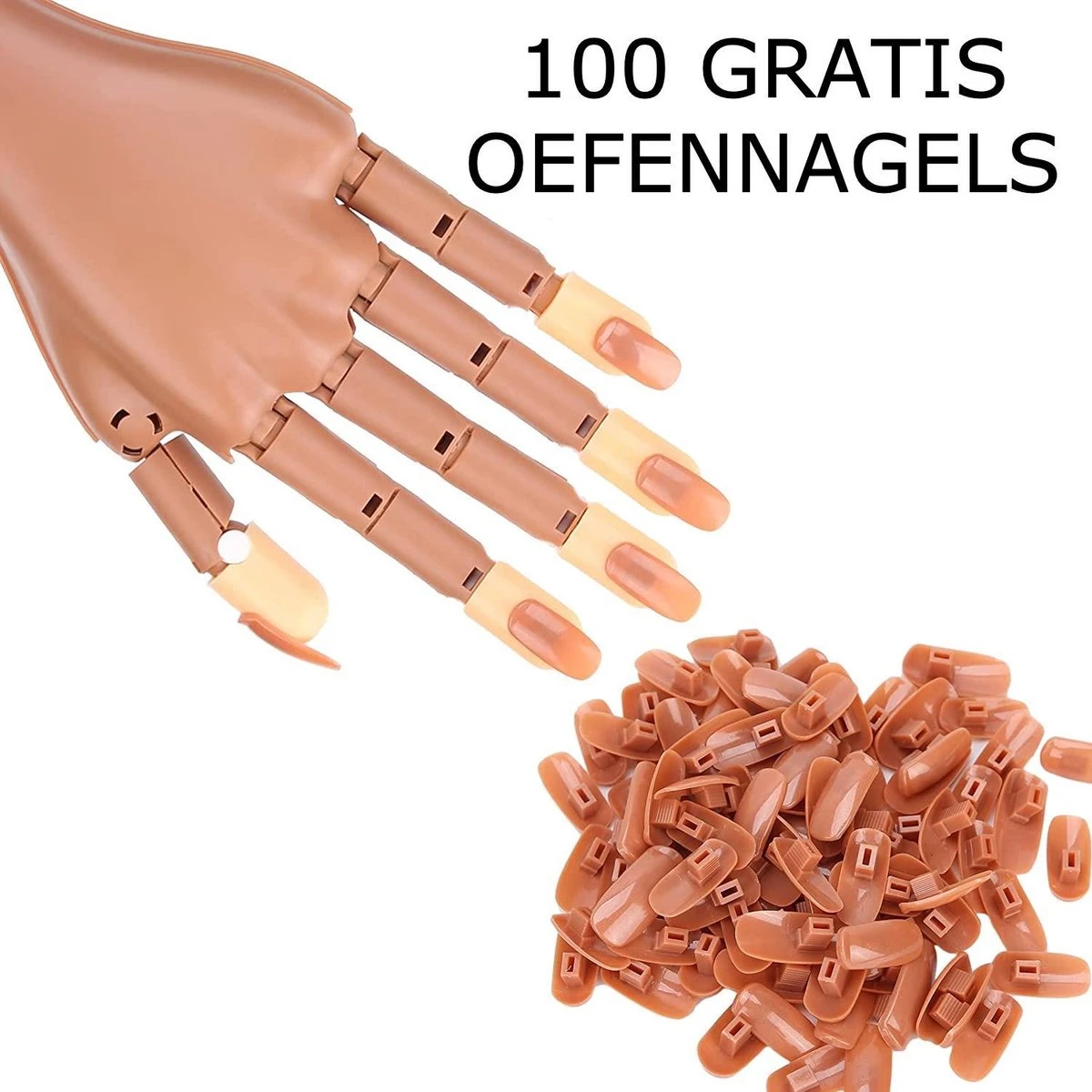 Merkloos Oefenhand Voor Nagels - 100 Gratis Oefennagels - Nailtrainer - Nailart - Nagelstyliste 7 Merkloos Oefenhand Voor Nagels - 100 Gratis Oefennagels - Nailtrainer - Nailart - Nagelstyliste - Afbeelding 5