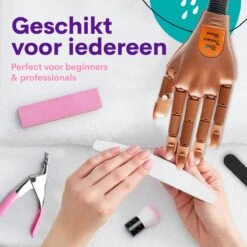 Merkloos Oefenhand Voor Nagels - Nailtrainer - Nagel Oefenhand - Compleet Acryl Nagels Starterpakket -Beroemde Cosmetica Winkel 1200x1200 428