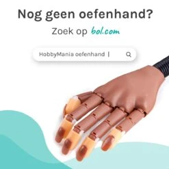 Nagel Tips - Oefenhand Nageltips - Kunstnagels - Nailtrainer - Nail Tips - 100 Stuks -Beroemde Cosmetica Winkel 1200x1200 438