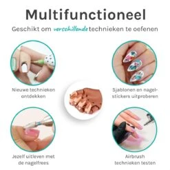 Nagel Tips - Oefenhand Nageltips - Kunstnagels - Nailtrainer - Nail Tips - 100 Stuks -Beroemde Cosmetica Winkel 1200x1200 439