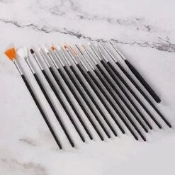 Fabyan Nail Art Brushes - Set Van 15 - Nagel Kwastjes - Nail Art Penselen - Kunstnagels - Gel Nagels - Acryl Nagels - Nagel Kunst -Beroemde Cosmetica Winkel 1200x1200 476