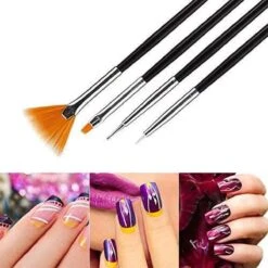 Fabyan Nail Art Brushes - Set Van 15 - Nagel Kwastjes - Nail Art Penselen - Kunstnagels - Gel Nagels - Acryl Nagels - Nagel Kunst -Beroemde Cosmetica Winkel 1200x1200 477