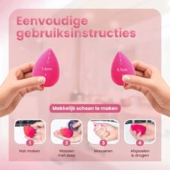 Beauty Blender - Make-up Sponsjes - Spons - 10 Stuks - Zacht & Perfecte Vorm! -Beroemde Cosmetica Winkel 1200x1200 5