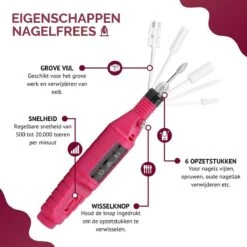 Royala - Manicure & Pedicure Set Elektrische Nagelvijl Nagelfrees - Nail Drill - Geschikt Voor Natuurlijke Nagels - Nepnagels - Gellak - Gelnagels - Acrylnagels - 6 Opzetstukken - Rood 18 Royala - Manicure & Pedicure Set Elektrische Nagelvijl Nagelfrees - Nail Drill - Geschikt Voor Natuurlijke Nagels - Nepnagels - Gellak - Gelnagels - Acrylnagels - 6 Opzetstukken - Rood -Beroemde Cosmetica Winkel 1200x1200 517