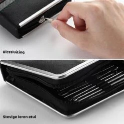 NCPS Professionele Manicure Set / Pedicure Set | 26-Delig | Opbergetui | Reisset | Nagelschaar | Nagelknipper | Nagelverzorging | Voor Mannen En Vrouwen | Zwart -Beroemde Cosmetica Winkel 1200x1200 59