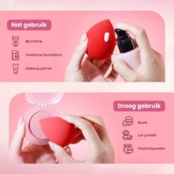 Beauty Blender - Make-up Sponsjes - Spons - 10 Stuks - Zacht & Perfecte Vorm! -Beroemde Cosmetica Winkel 1200x1200 6