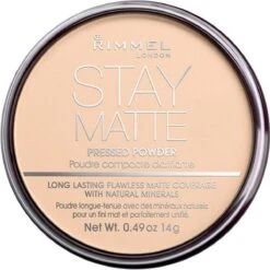 Rimmel London Stay Matte Pressed Powder - 005 Silky Beige -Beroemde Cosmetica Winkel 1200x1200 648