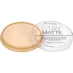 Rimmel London Stay Matte Pressed Powder - 001 Transparent - Powder -Beroemde Cosmetica Winkel 1200x1200 664