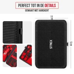 Strex Luxe Manicureset / Pedicureset Met Lederen Opbergetui - 20 Delig - Manicure Set - Pedicure Set - Manicure Sets - Pedicure Sets -Beroemde Cosmetica Winkel 1200x1200 93