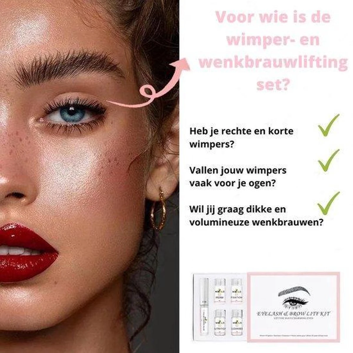 Mimlo Professionele Wimper & Wenkbrauw Lifting Set - Lash Lift Kit - Wimperlifting Set - Browlift - Permanente Wimper Kruller - Lash & Brow Lift Kit 5 Mimlo Professionele Wimper & Wenkbrauw Lifting Set - Lash Lift Kit - Wimperlifting Set - Browlift - Permanente Wimper Kruller - Lash & Brow Lift Kit - Afbeelding 3