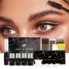 Flora Ruby Professionele 2 In 1 Lash Lift & Brow Lamination Kit - Wimper & Wenkbrauw Lifting Set - Permanente Wimperkruller - Brow Soap