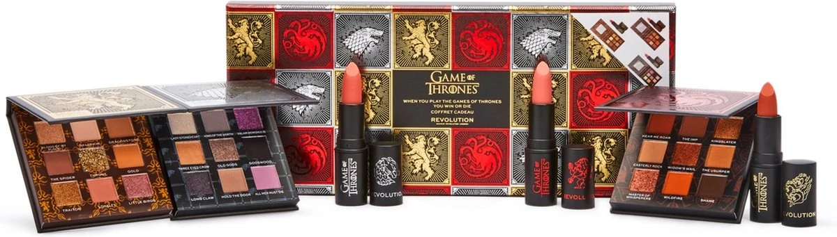 Revolution Makeup Revolution X Game Of Thrones - When You Play The Game Of Thrones You Win Or Die - Make-Up Set | Cadeau Tip 3 Revolution Makeup Revolution X Game Of Thrones - When You Play The Game Of Thrones You Win Or Die - Make-Up Set | Cadeau Tip