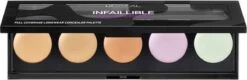 L'Oréal Paris Infallible Total Cover Concealer Palette - 105 Red Fiction -Beroemde Cosmetica Winkel 1200x390