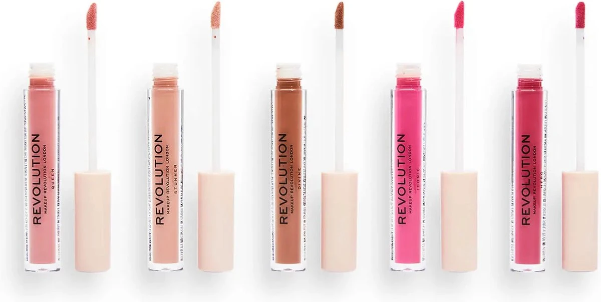 Makeup Revolution The Everything Lip Contour - Lipcontour Set - Cadeau Make-up Lip Contour Kits 4 Makeup Revolution The Everything Lip Contour - Lipcontour Set - Cadeau Make-up Lip Contour Kits - Afbeelding 2