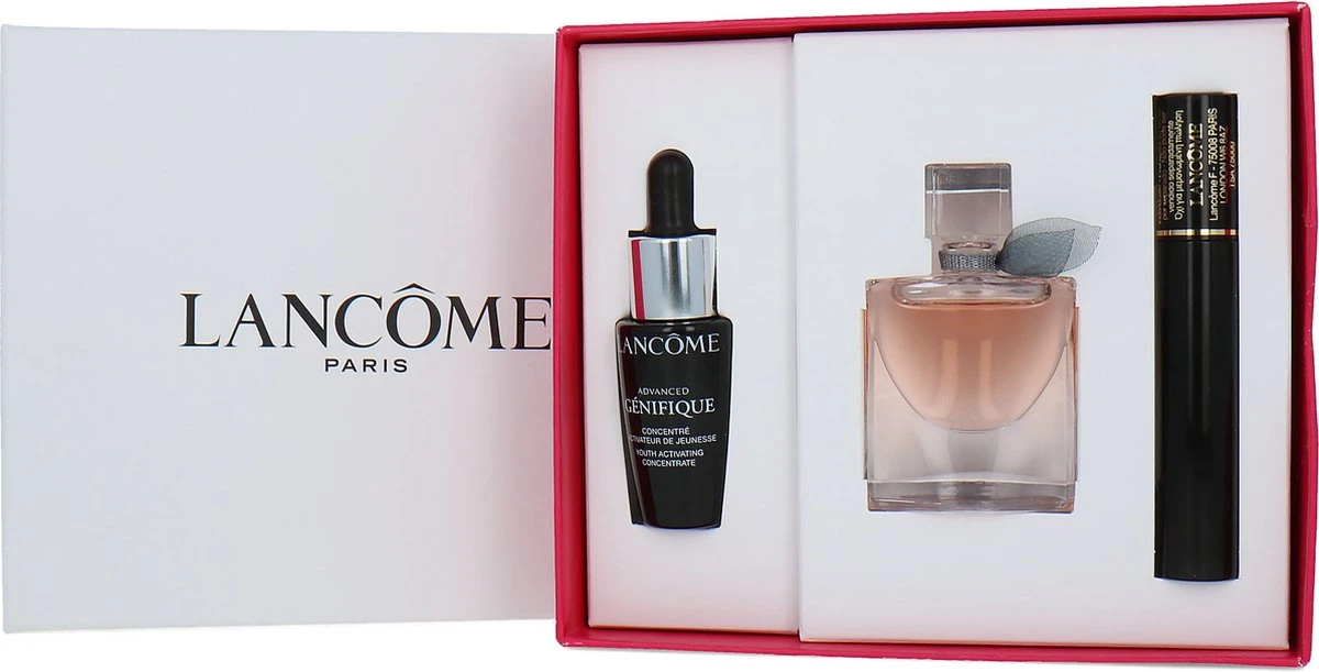 Lancôme From Lancôme With Happiness-2 Cadeauset - La Vie Est Belle 4 Ml + Mini Mascara Hypnose + Advanced Génifique 7 Ml 3 Lancôme From Lancôme With Happiness-2 Cadeauset - La Vie Est Belle 4 Ml + Mini Mascara Hypnose + Advanced Génifique 7 Ml