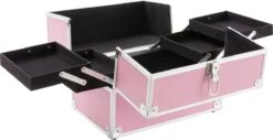 AREBOS Cosmeticakoffer Beauty Case Multikoffer 15 L Roze -Beroemde Cosmetica Winkel 1200x616