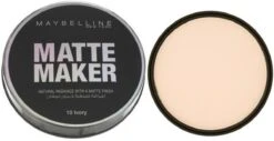 Maybelline Matte Maker Mattifying Powder - 10 Classic Ivory -Beroemde Cosmetica Winkel 1200x619