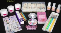 Royala - Acrylnagels Starters Pakket Large|L| 125 Delig | 94 Colors | Acryl Nagels Set | Acryl Starter Kit | Nail Art Pakket | 500 Franse Nageltips | Manicure Set Voor Nail Art Kit | Nagel Decoratie | Acryl Poeder | Acryl Vloeistof | Monomeer -Beroemde Cosmetica Winkel 1200x646