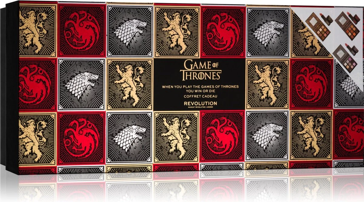 Revolution Makeup Revolution X Game Of Thrones - When You Play The Game Of Thrones You Win Or Die - Make-Up Set | Cadeau Tip 4 Revolution Makeup Revolution X Game Of Thrones - When You Play The Game Of Thrones You Win Or Die - Make-Up Set | Cadeau Tip - Afbeelding 2