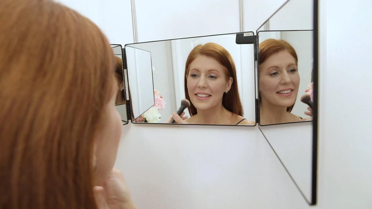 Merkloos Multi Mirror - Make-up Spiegel - Thuis Kapper Spiegel - Self Cut Spiegel - 360 - Hangend 6 Merkloos Multi Mirror - Make-up Spiegel - Thuis Kapper Spiegel - Self Cut Spiegel - 360 - Hangend - Afbeelding 4