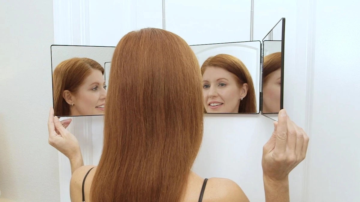 Merkloos Multi Mirror - Make-up Spiegel - Thuis Kapper Spiegel - Self Cut Spiegel - 360 - Hangend 7 Merkloos Multi Mirror - Make-up Spiegel - Thuis Kapper Spiegel - Self Cut Spiegel - 360 - Hangend - Afbeelding 5