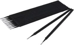 Lashes & More - 100 Stuks Wegwerp Microbrushes - Zwart - Wimpers Uitbreiding - Individuele Lash Verwijderen - Wattenstaafje - Micro Borstel Voor Wimper Extensions Tool- Microbrush -Beroemde Cosmetica Winkel 1200x733