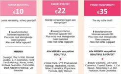 Perfect Beauty Pakket | Mystery Beauty Box | Verrassingspakket | Geschenkset | Giftset | Dames Cadeaupakket | Mystery Beauty Bag | Make-up Box - BB2 -Beroemde Cosmetica Winkel 1200x740