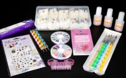 Acrylnagels StartersPakket |B| 120 Delig | 90 Colors | Acryl Nagels Set | Acryl Starter Kit | Nail Art Pakket | 500 Franse Nageltips | Manicure Set Voor Nail Art Kit | Nagel Decoratie | Acryl Poeder -Beroemde Cosmetica Winkel 1200x745