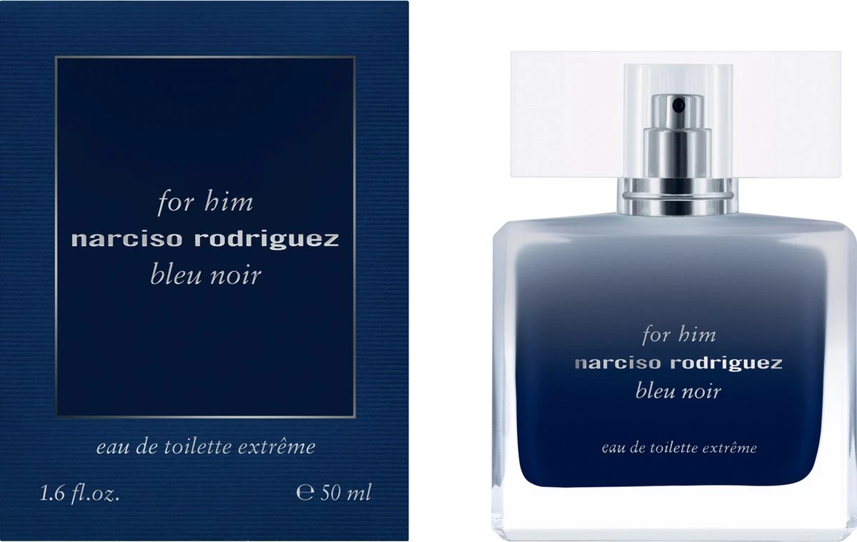 Narciso Rodriguez Blue Noir For Him Extrˆme - 50 Ml - Eau De Toilette Spray - Herenparfum 5 Narciso Rodriguez Blue Noir For Him Extrˆme - 50 Ml - Eau De Toilette Spray - Herenparfum - Afbeelding 3