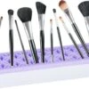 Make Up Organizer - Paars - Make Up Holder - Kwasten Organizer - Make Up Houder - Nagellak/Lipstick Organizer - Lippenstift Houder - Siliconen -Beroemde Cosmetica Winkel 1200x762